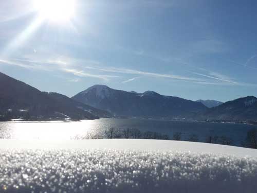 Winterblick auf den See